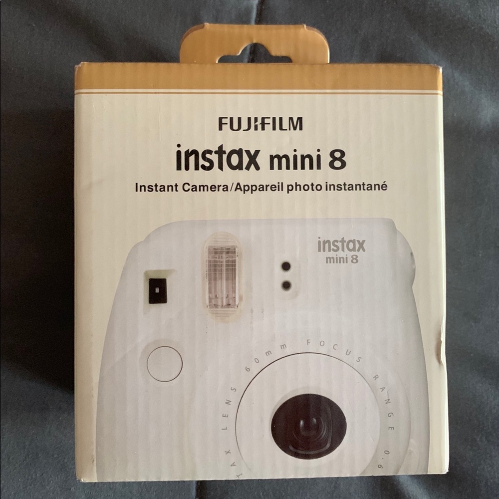 white fugifilm instax with free film